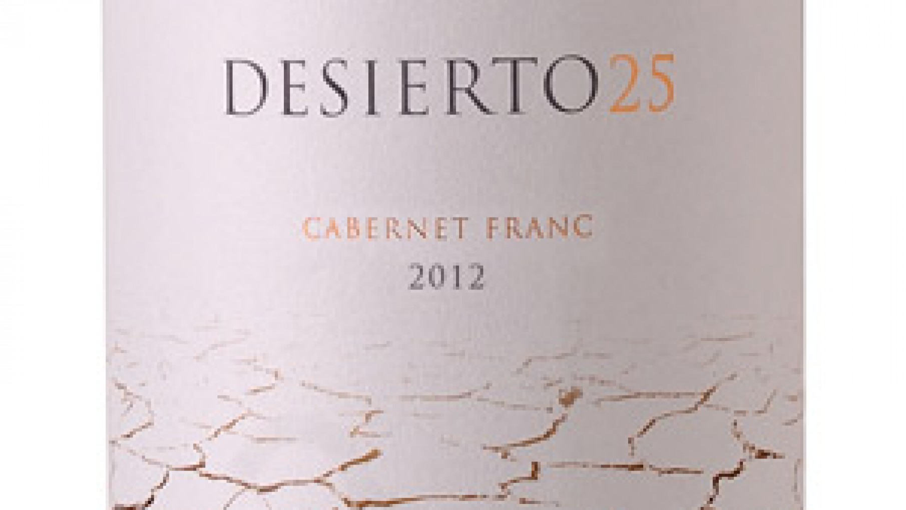 BODEGA DEL DESIERTO PRESENTA DESIERTO 25 CABERNET FRANC 2012