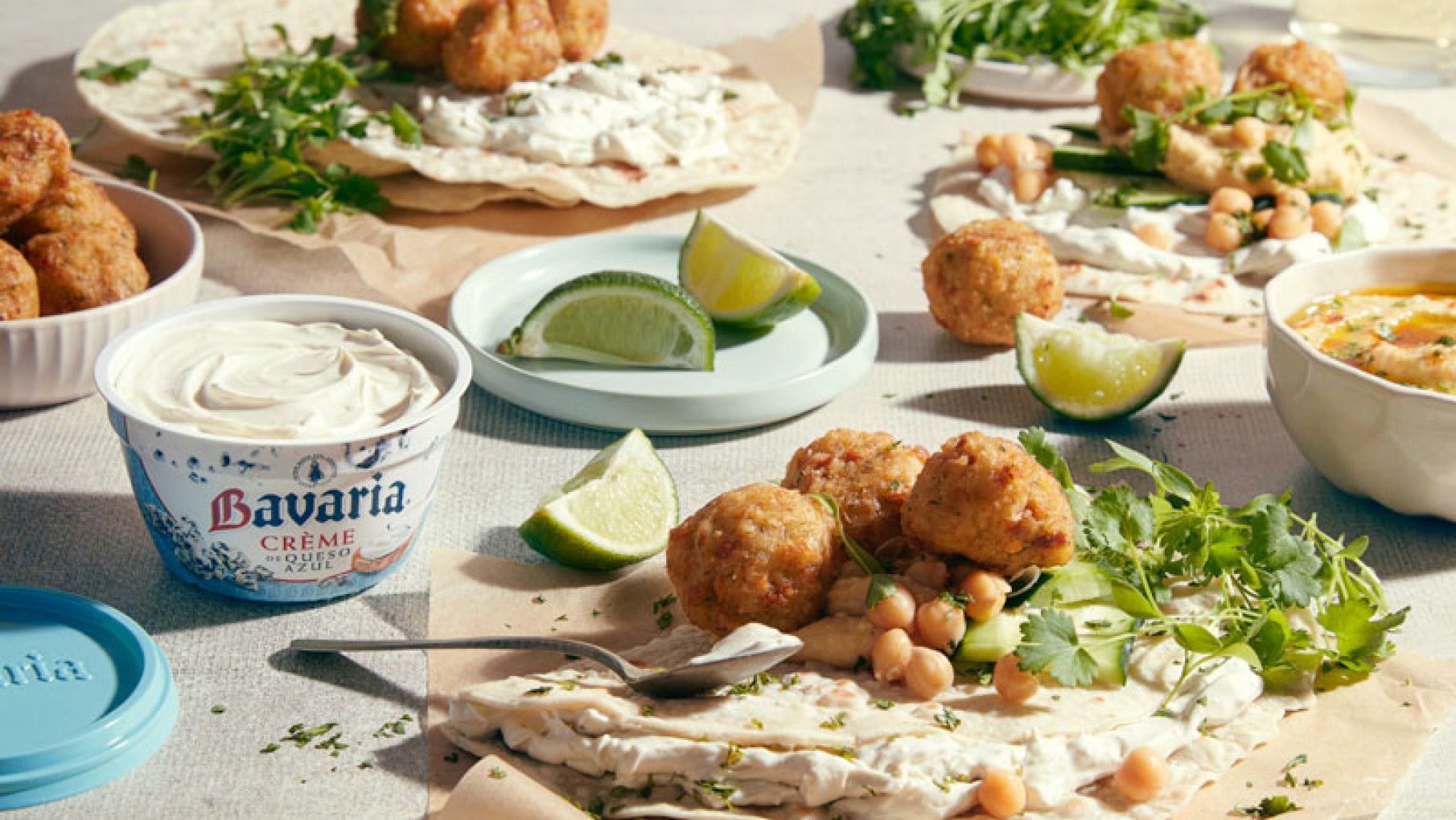 BAVARIA LANZA UNA CREME DE QUESO AZUL