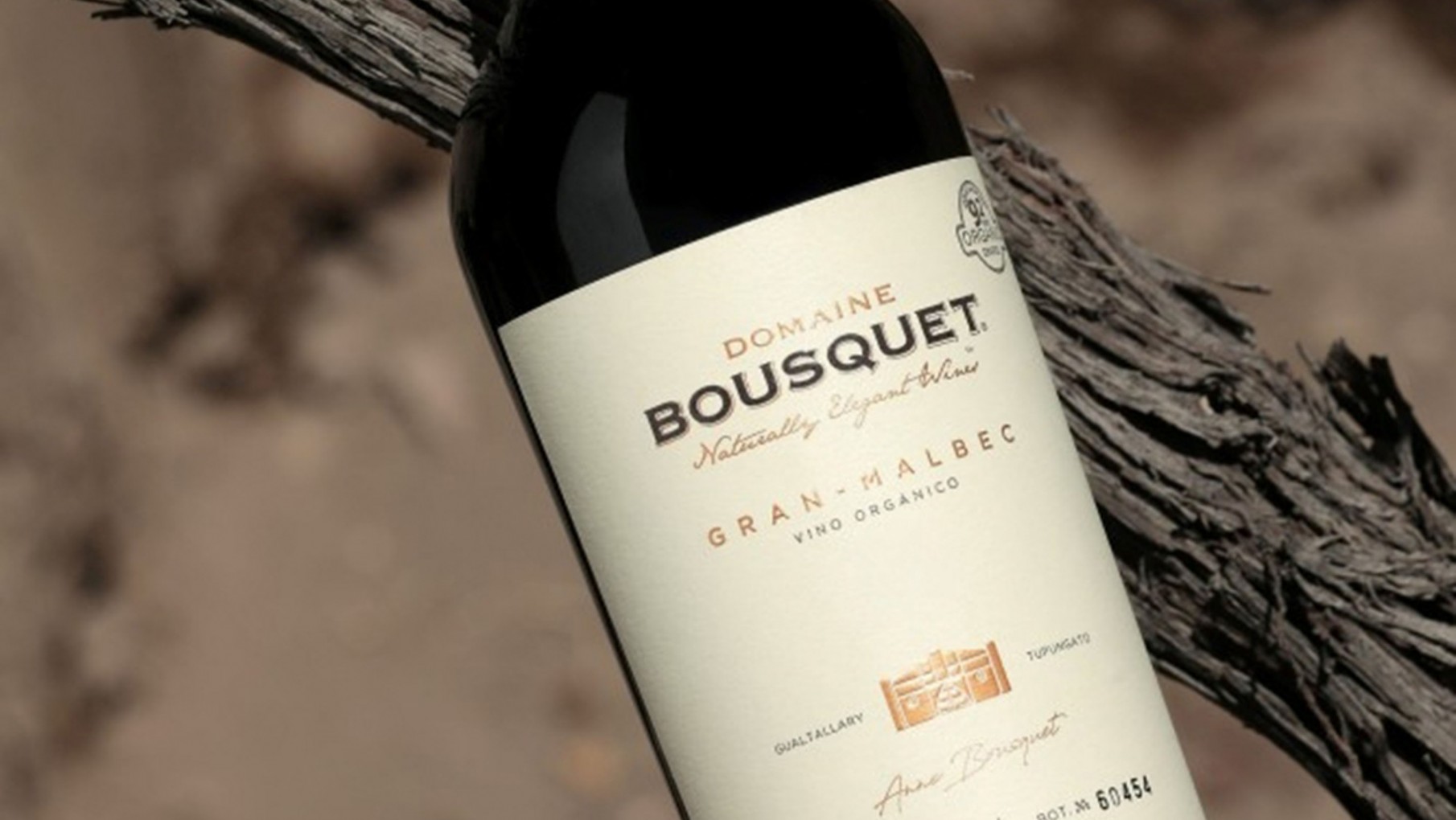 MALBEC ORGÁNICO NUEVO DE DOMAINE BOUSQUET.