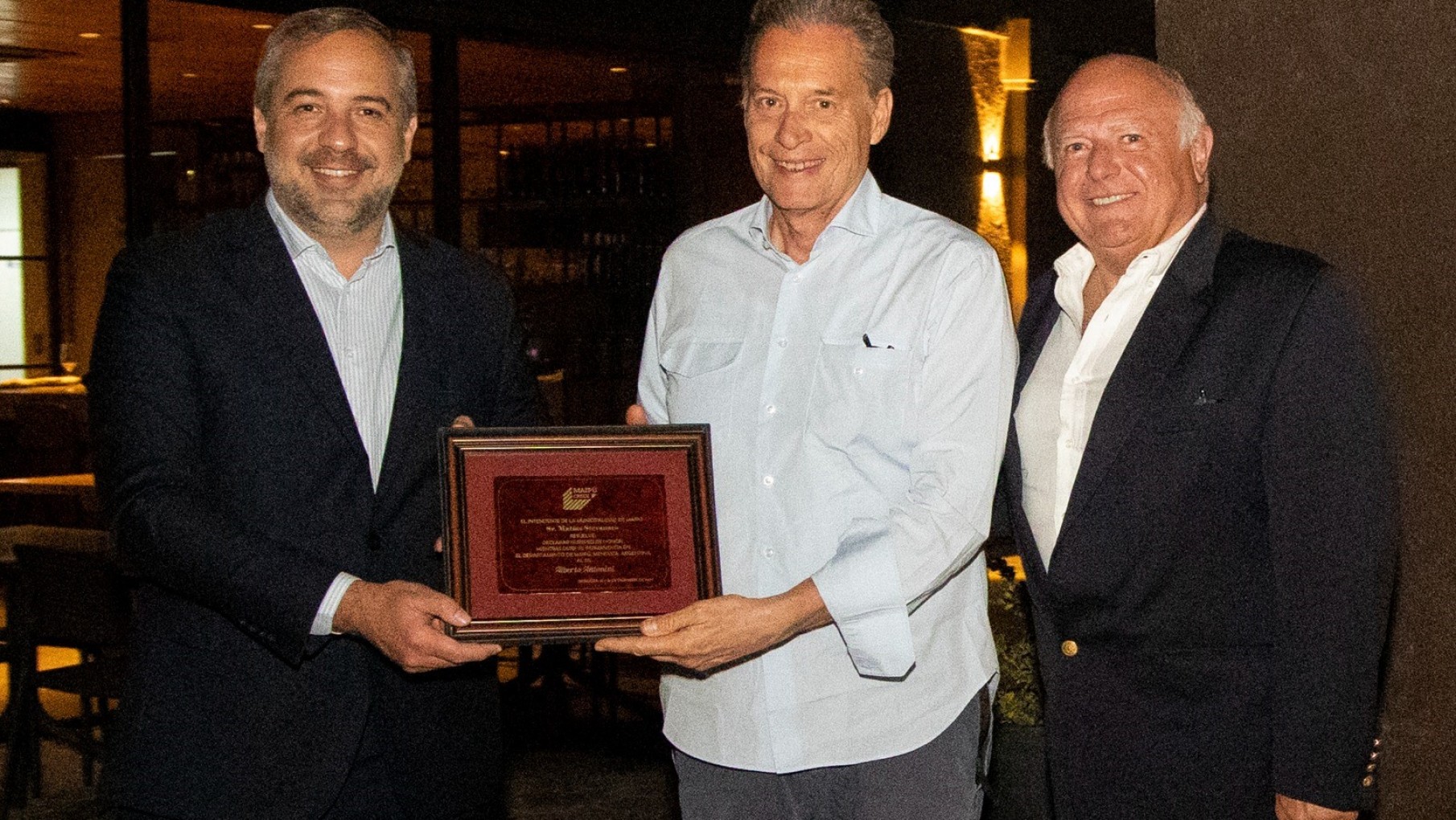 ALBERTO ANTONINI, ES PARA MAIPU UN HUESPED DE HONOR.