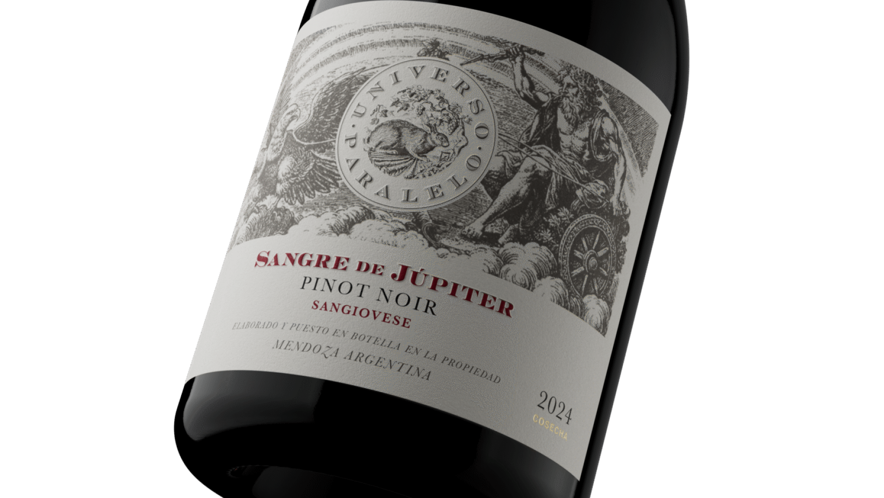 UN DIOS DEL OLIMPO, SANGRE DE JUPITER, PINOT.